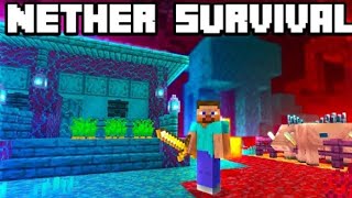 Minecraft but you start in the Nether■Wait for it (the Creepiest Ending🤣🤕)