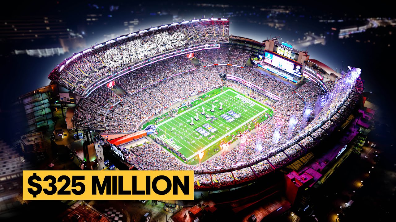 Внутри стадиона «Нью-Ингленд» стоимостью 325 миллионов долларов