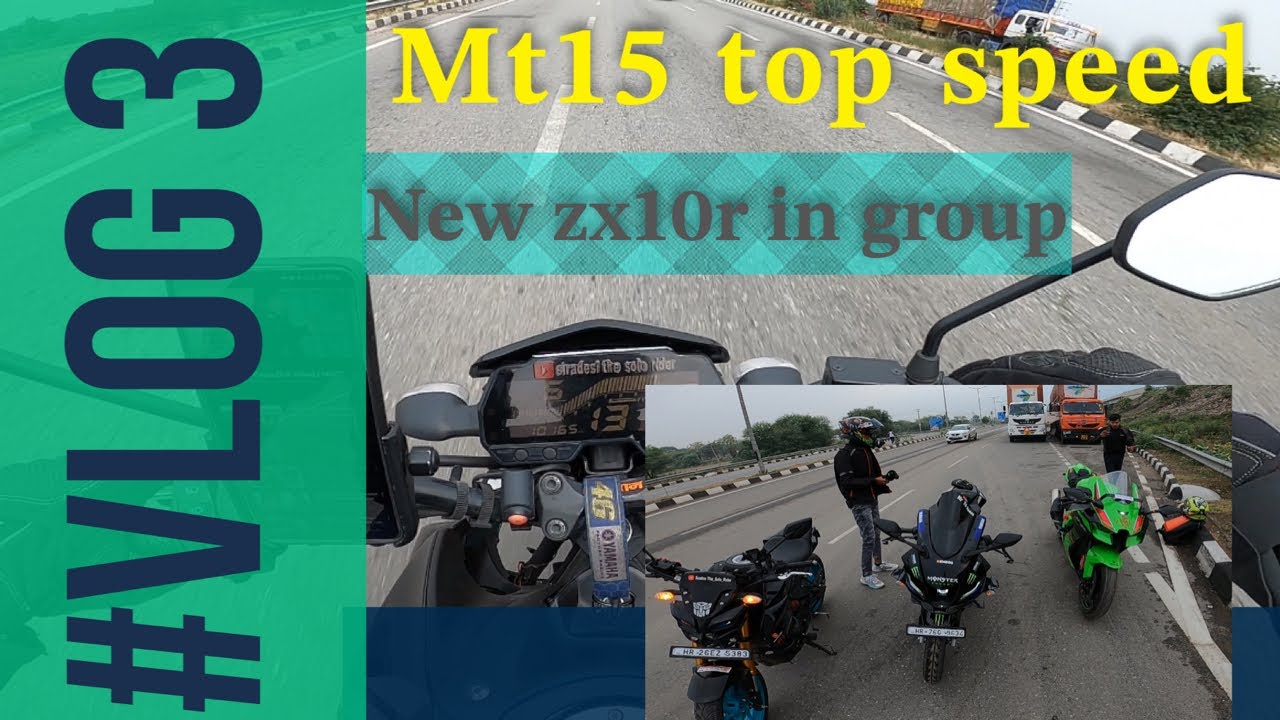 MT15v2 top speed after 2nd service . Sunday ride or group me Aai ninja