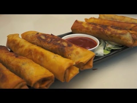 Paano magluto Lumpiang Togue Recipe Pinoy Tofu Spring Rolls Tagalog Filipino