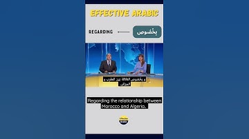Learn Arabic through News