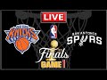 NBA Live! KNICKS vs SPURS 1st to 3rd Qtr | San Antonio vs New York | NBA FINALS | Game 1 | NBA 2K26