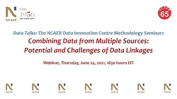 Combining Data from Multiple Sources: Potential and Challenges of Data Linkages by Frauke Kreuter