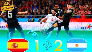 Spain Destroys Argentina 6-1 | full match summary (2018)