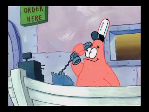 Is this the Krusty Krab? NO,THIS IS PATRICK!!!!