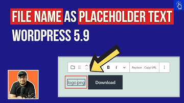 Image Block to File Block Transformation | Use File Name as Placeholder Text | WordPress 5.9 Update
