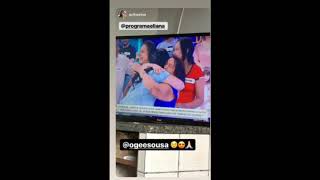 Humorista Gee Sousa E Doa Lenir No Programa Eliana