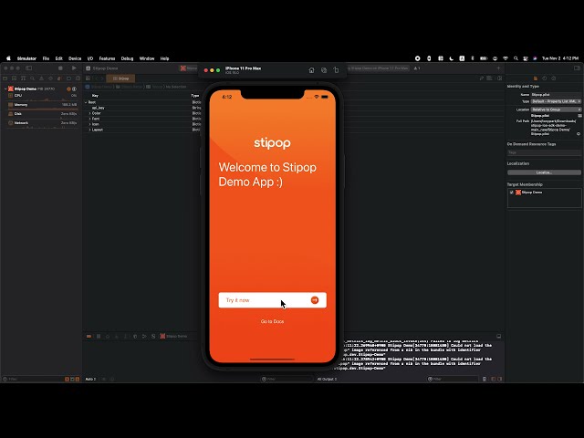 Stipop Sticker on iOS App Demo