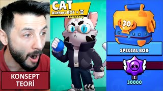 Yeni Efsanevi̇ Karakter Cat Ve Sevi̇yeye Özel Kutular Brawl Stars Güncelleme Konseptfikir