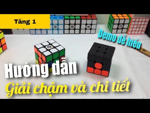 Hướng Dẫn Cách Giải Rubik 3X3 [Chậm, Chi Tiết, Dễ Hiểu] Tầng 1 L Lão Bá Đạo  Official - Youtube