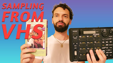 Sampling a VHS Tape & Making a Beat on the MPC 500