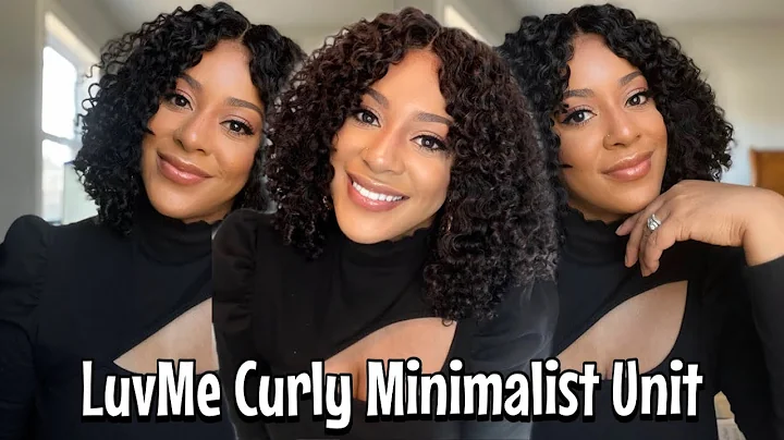 LuvMe Short Curly Minimalist Undetectable Lace Unit | Glueless Beginner Friendly Wig