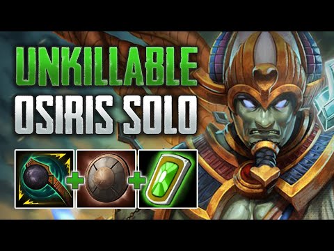 BUMBAS HAMMER OSIRIS IS PRACTICALLY UNKILLABLE! Osiris Solo Gameplay (SMITE Conquest)
