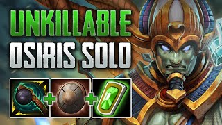 BUMBAS HAMMER OSIRIS IS PRACTICALLY UNKILLABLE! Osiris Solo Gameplay (SMITE Conquest)
