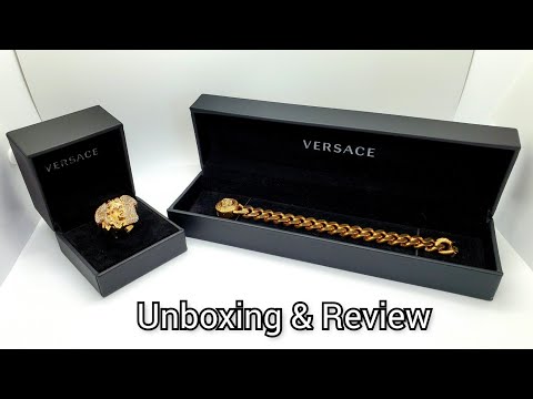 Versace 2021 Men's Jewelry Unboxing