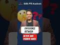Difference Between Active And Passive Voice #pte