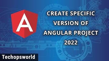 Create specific version of Angular Project