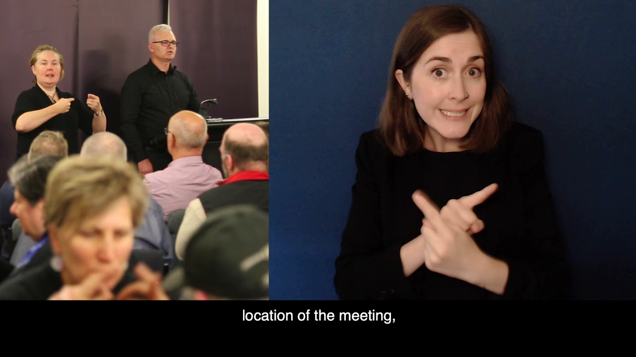 Working with people with deafblindness and Auslan interpreters