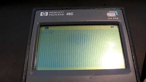 HP48G test