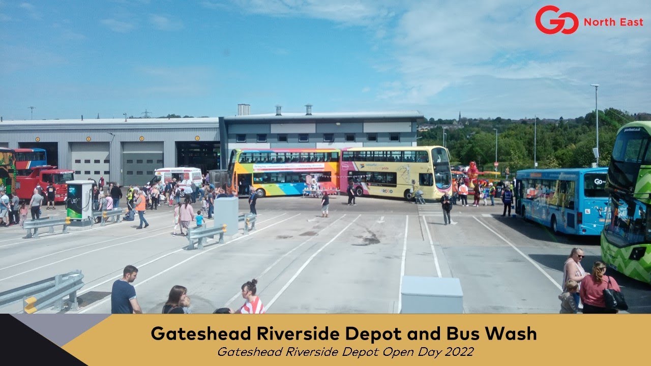 Go North East Depot Open Day 2022: Bus Ride through the Bus Wash
