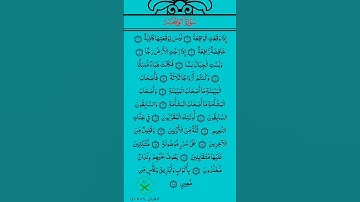 سورة الواقعة القارئ اسلام صبحي#القرآن_الكريم #راحة_نفسية #ارح_قلبك #دويتو #اكسبلور