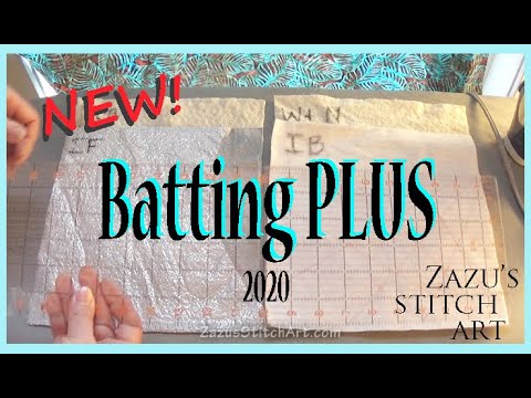 Batting PLUS | NEW! | Testing of pot holder hot pad batting |  Zazu's Stitch Art Tutorials