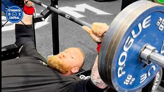 Hafthor Spotted Setting A New Bench PR
