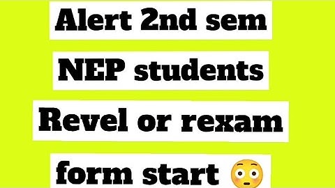 2nd sem NEP revel or rexam form start😳 2023 jammu University big update#jammuuniversity#shortvideo