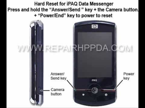 How to Hard Reset for HP iPAQ Data Messenger