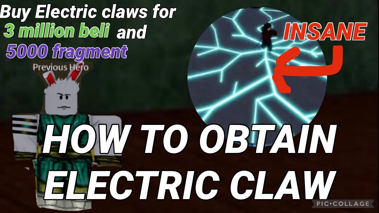 how-to-get-electric-claws-youtube