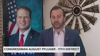 Newly-sworn in West Texas Congressman August Pfluger, TX-11, speaks from the U.S. Capitol Wednesday