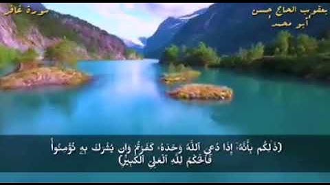 مقطع من سورة غافر.. بصوت الشيخ يعقوب