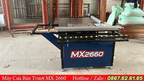 Bàn Giao Máy Cưa Bàn Trượt MX-2660 – Test Thực Tế, Đường Cắt Siêu Đẹp