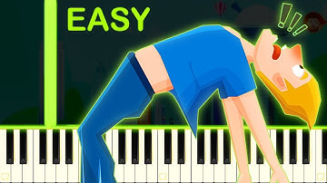 BUDDY TOSS THEME - EASY Piano Tutorial