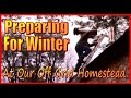 Cleaning The Woodstoves and Chimneys and Preparing For Winter At Our Off Grid Homestead.