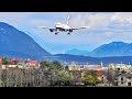 INNSBRUCK PLANESPOTTING - SPECTACULAR AIRPORT IN THE ALPS