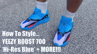 How To Style Adidas Yeezy Boost 700 'Hi-Res Blue' + FOG Essentials & Mac Coat Pick-Up!!!