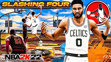 *NEW* "SLASHING FOUR" BUILD is OVERPOWERED in NBA 2K22