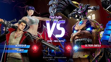 Marvel vs capcom Infinite  Dante & Morrigan wave 1 Arcade mode