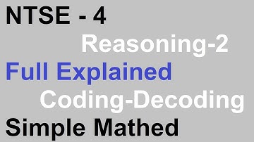 Verbal Reasoning Coding Decoding 2 in Punjabi Language for NTSE Exam National Search Talent Exam - 4