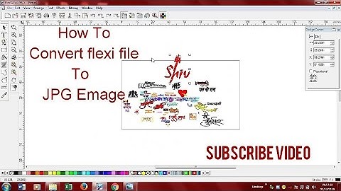 Flexi 8.1 software Mein Logo file ko JPG image me kaise  kare| flexi8.1 Tutorial | #friendsRadiumArt