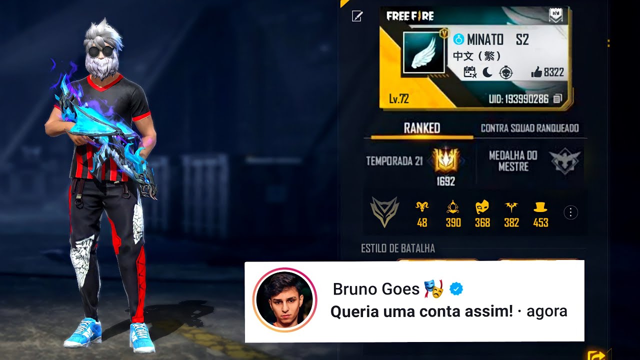 bruno nobru  Goes melhor jogador de free fire do mundo #freefire #