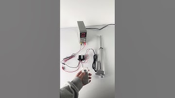 DC-powered wireless control system, #electric #linearactuator Max load 1500 N, stroke 25–1000 mm
