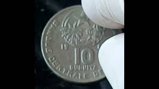 عملة موريتانيا قيمة - ١٠ اوقيات ١٩٨٧/1987 Mauritania coin - 10 oz/1987 Mauritanië 10 ons muntstuk