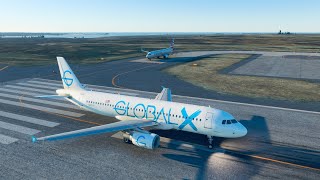 MFS 2020 ✈ А320 CEO GLOBAL X  |  Keflavik Int' Airport -  Narsarsuaq Airport  |  Full Flight XBOX