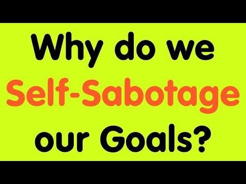 Why do we self-sabotage our goals? - Psycho Cybernetics by Dr Maxwell Maltz