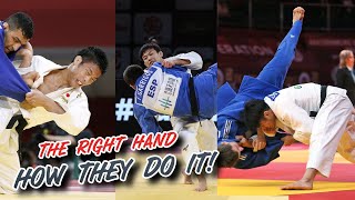 Judo Gripping - How these three guys do it (RIGHT HAND)