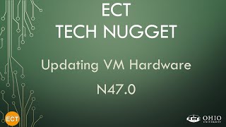 N47.0 - GNS3 - Updating VM Hardware