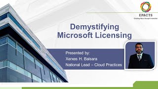 Demystifying Microsoft Windows & SQL Server Licensing | May 25 2023 | Epacts Podcast Series.