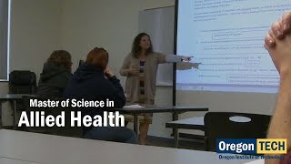 Allied Health MS Degree Program - Oregon Tech Online